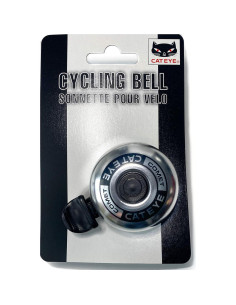 Campana para Bicicleta Cateye Comet PB-200 Aluminio Plata 2