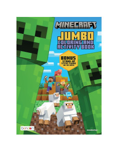 Libro de Colorear Jumbo Minecraft Bendon - 80 Páginas 2