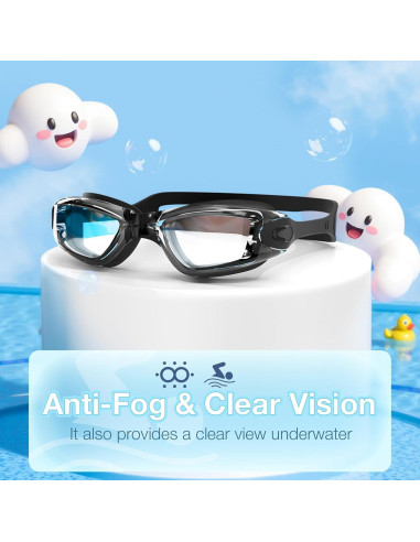 Gafas de Natación EasYoung para Niños - Paquete de 2, Anti-empañantes