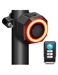 Luz Trasera Inteligente WSDCAM con Alarma y Luz de Freno LED