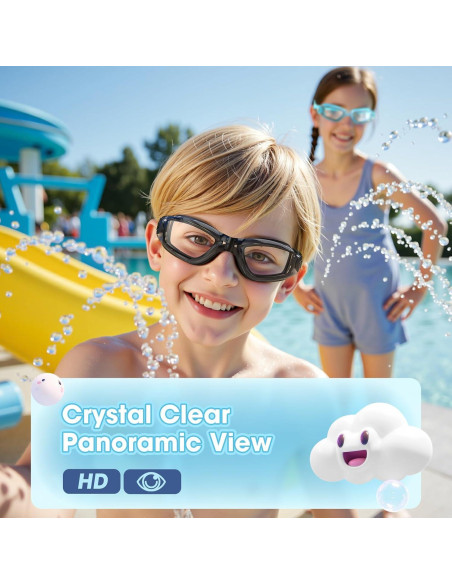 Gafas de Natación EasYoung para Niños - Paquete de 2, Anti-empañantes