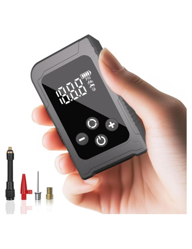 Mini bomba eléctrica MALIHOO BP150 con manómetro 150 PSI