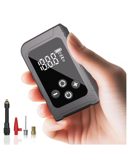 Mini bomba eléctrica MALIHOO BP150 con manómetro 150 PSI