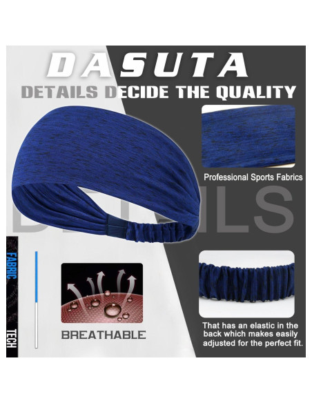 8 Bandas para la Cabeza DASUTA Mujer Elásticas para Deporte