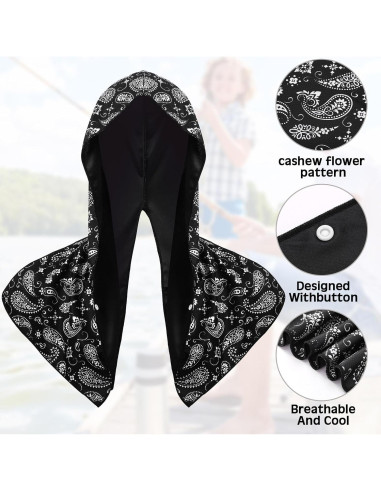 Toalla Refrigerante con Capucha FuWeave - Microfibra, 63.5x30.5cm