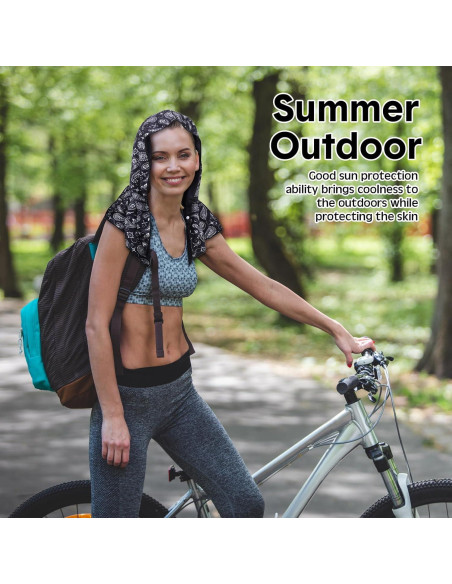 Toalla Refrigerante con Capucha FuWeave - Microfibra, 63.5x30.5cm