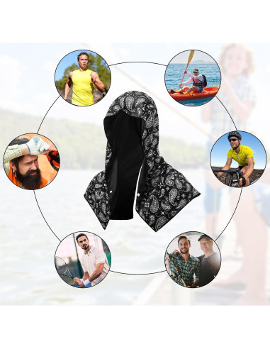 Toalla Refrigerante con Capucha FuWeave - Microfibra, 63.5x30.5cm