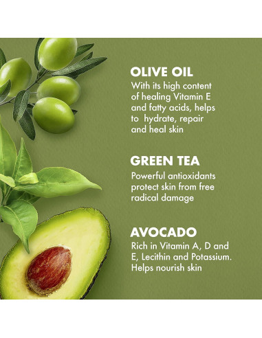 Aceite de Masaje SheaMoisture 236.6 ml - Oliva y Té Verde Hidratante