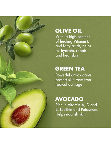 Aceite de Masaje SheaMoisture 236.6 ml - Oliva y Té Verde Hidratante