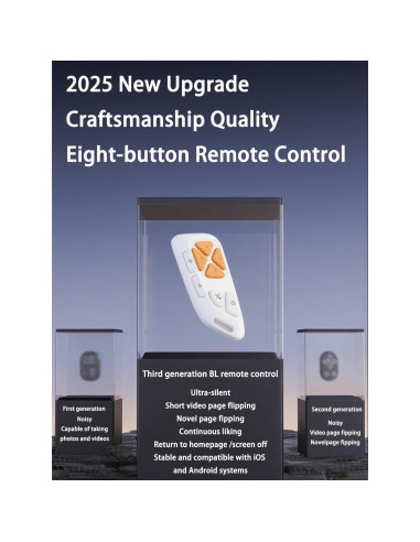 Control Remoto Inalámbrico Genérico para Cámara - iPhone y Android
