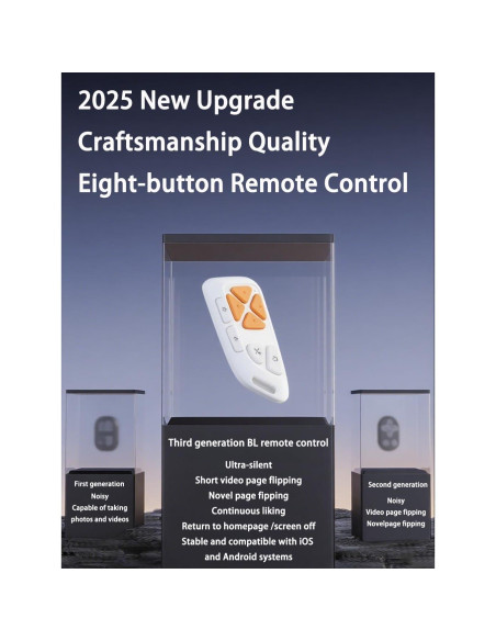 Control Remoto Inalámbrico Genérico para Cámara - iPhone y Android