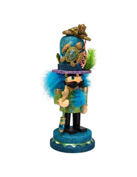 Cascanueces de Hollywood Kurt Adler 28 cm Tortuga Marina Azul