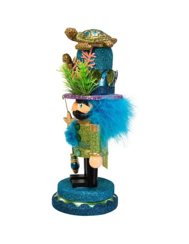 Cascanueces de Hollywood Kurt Adler 28 cm Tortuga Marina Azul