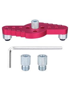 5 Piezas Posicionador de Perforación Eyech de Aluminio 2 en 1