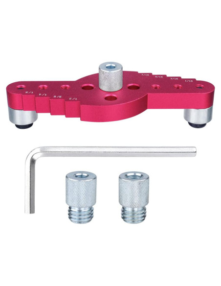 5 Piezas Posicionador de Perforación Eyech de Aluminio 2 en 1