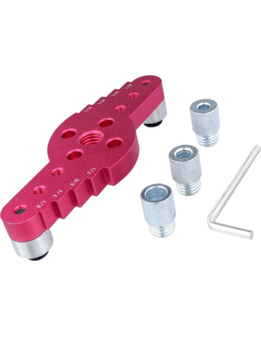 5 Piezas Posicionador de Perforación Eyech de Aluminio 2 en 1