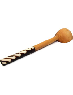 Cuchara de café de madera de olivo Global Crafts - Hecha a mano 2