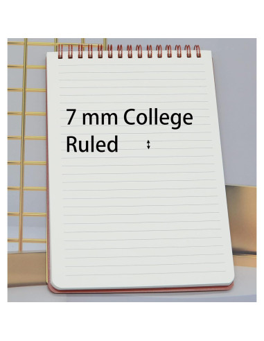 Cuaderno Espiral Yansanido A5 4 Pcs Cubierta Dura 80 Hojas