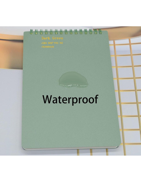 Cuaderno Espiral Yansanido A5 4 Pcs Cubierta Dura 80 Hojas