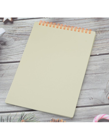 Cuaderno Espiral Yansanido A5 4 Pcs Cubierta Dura 80 Hojas