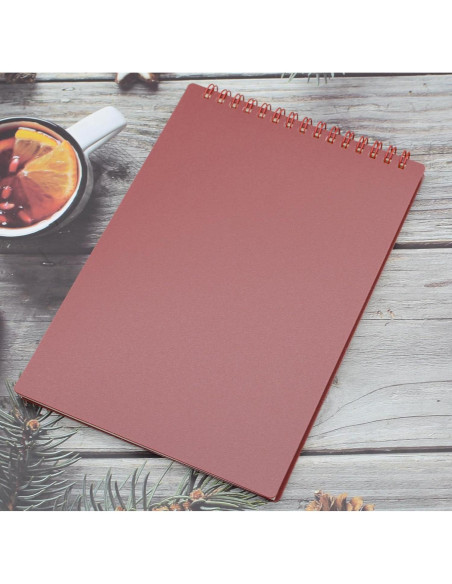 Cuaderno Espiral Yansanido A5 4 Pcs Cubierta Dura 80 Hojas