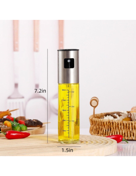 Pulverizador de Aceite Reutilizable Genérico 100ml para Cocinar