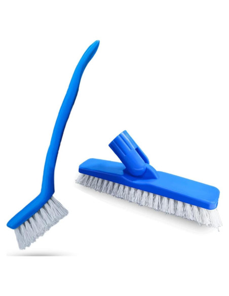 Kit de Cepillos para Lechada Clean-eez - Cerdas Curvadas y V