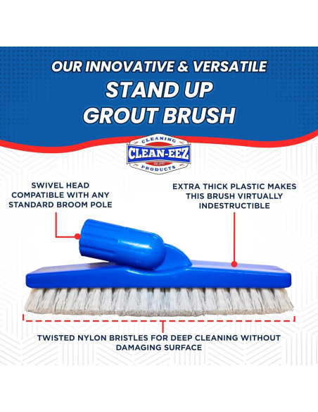 Kit de Cepillos para Lechada Clean-eez - Cerdas Curvadas y V