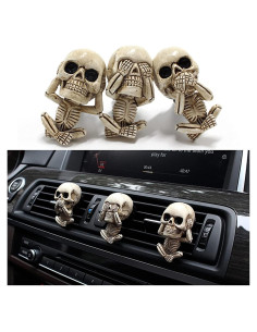Ambientador de coche Idefair Calavera 3 Piezas Decorativas