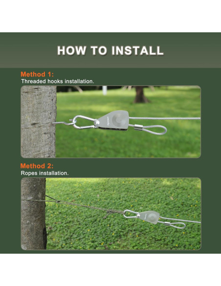 Línea de Ropa Portátil Vigorport 12.19m con Polea Doble