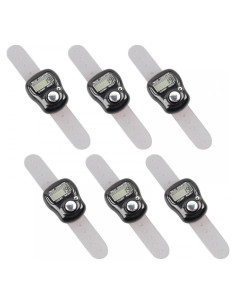 Contador de Dedos DONGKER 6 PCS Digital ABS Energía Eficiente