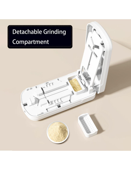 Cortador y Triturador de Pastillas Yulikiker Doble Hoja 8.9cm