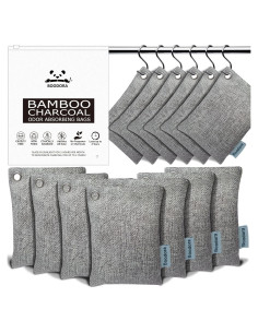 Paquete de 15 Bolsas de Carbón de Bambú Purificadoras 12.7x10.2cm