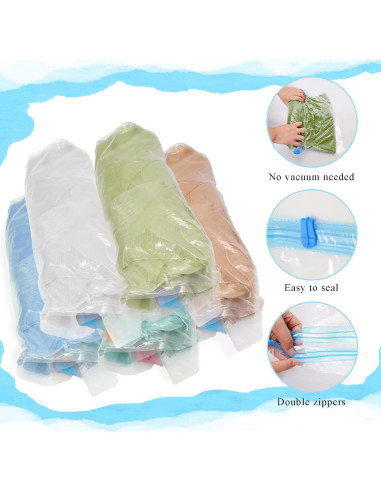 10 Bolsas de Compresión Avxdbr para Viaje - 3 Tamaños