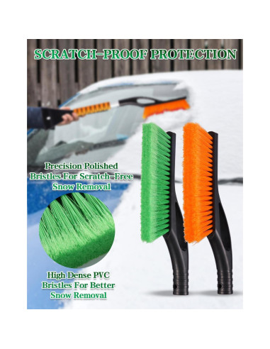 Paquete 2 Cepillos de Nieve y Raspador de Hielo ZERIXA