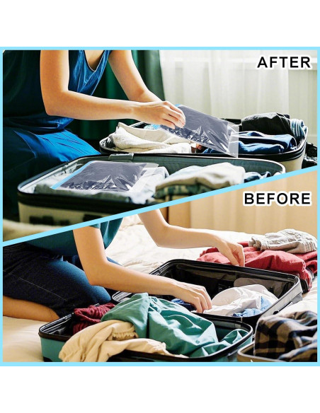 10 Bolsas de Compresión Avxdbr para Viaje - 3 Tamaños