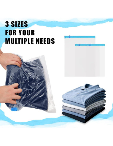 10 Bolsas de Compresión Avxdbr para Viaje - 3 Tamaños