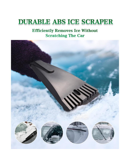 Paquete 2 Cepillos de Nieve y Raspador de Hielo ZERIXA