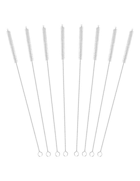 Cepillo Limpiador de Pajitas Extra Largo CIDYAUST 36 cm - 8 Piezas