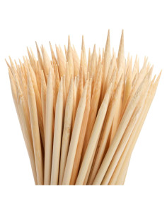Palitos de Bambú Natural Frcctre 1000 pcs 18 cm 5 mm para Caramelo