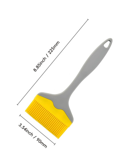 2 Cepillos de Silicona para Basting Grande esahpss 90 mm