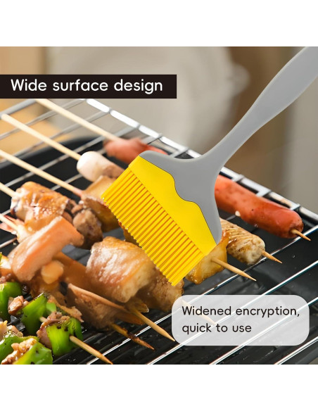 2 Cepillos de Silicona para Basting Grande esahpss 90 mm
