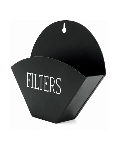 Soporte de Filtro de Café de Cono GIFTAYA Metal Negro 19.5 cm