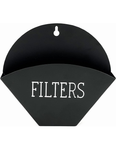 Soporte de Filtro de Café de Cono GIFTAYA Metal Negro 19.5 cm