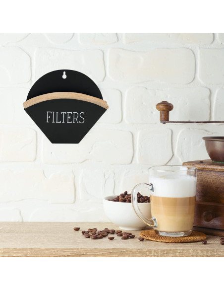 Soporte de Filtro de Café de Cono GIFTAYA Metal Negro 19.5 cm