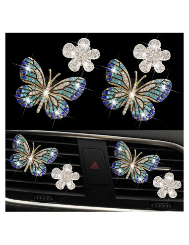 Clip de Ventilación Difusor de Auto Xinjincang con Cristales