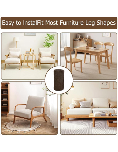 48 Calcetines Protectores para Patas de Sillas Waaqkid