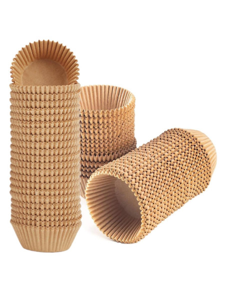 Forros para Mini Cupcakes Prefer Green - 500 Unidades Naturales