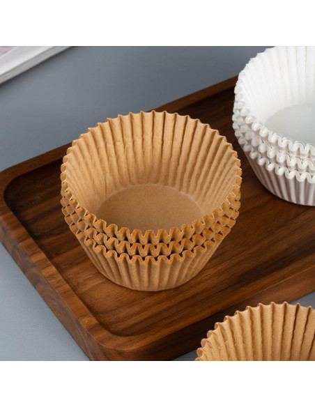 Forros para Mini Cupcakes Prefer Green - 500 Unidades Naturales