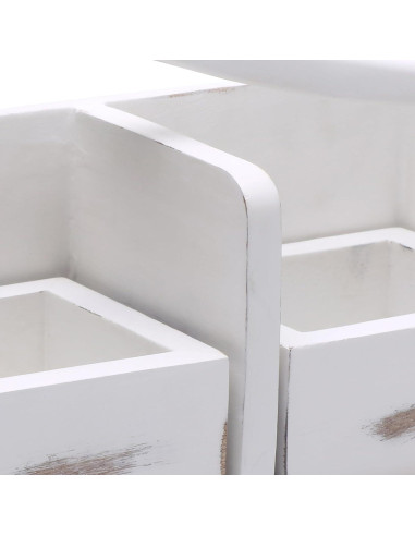 Organizador de Té de Madera Ciencia de la Cocina 3 Compartimentos